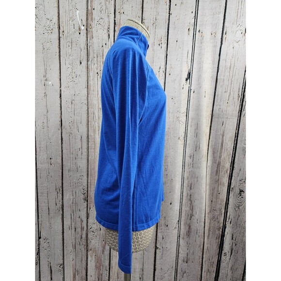 ALK Women's L Merino Blend Paradox Long Sleeve 1/4 Zip Pullover Sweater Lt Wt - Picture 8 of 11